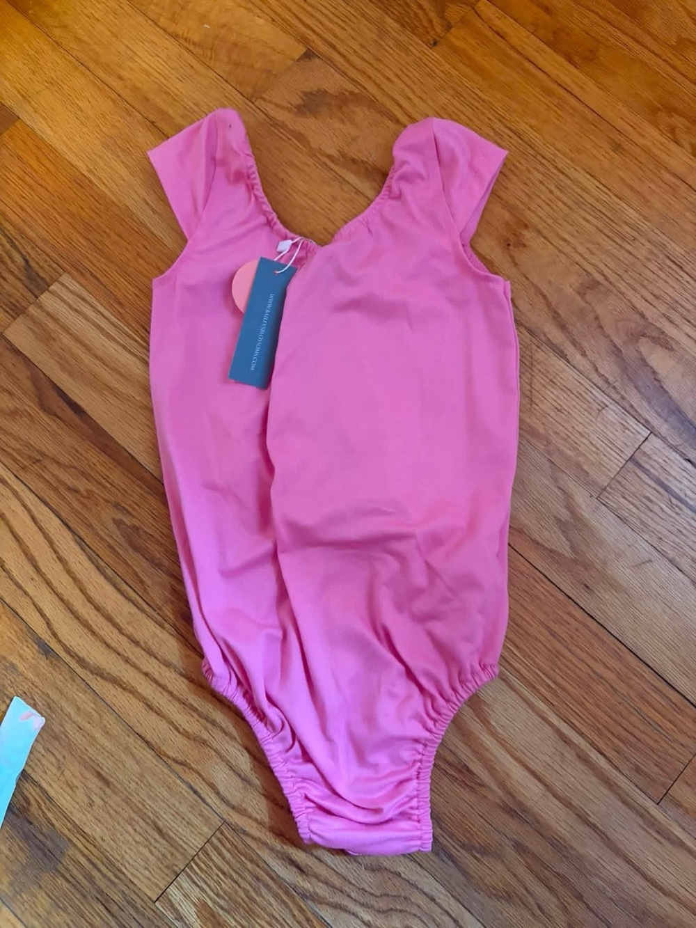 Girls' Pink Stretch Cap-Sleeve One-Piece Bodysuit